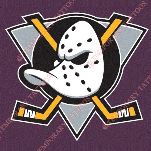 Anaheim Ducks Customize Temporary Tattoos Stickers NO.62